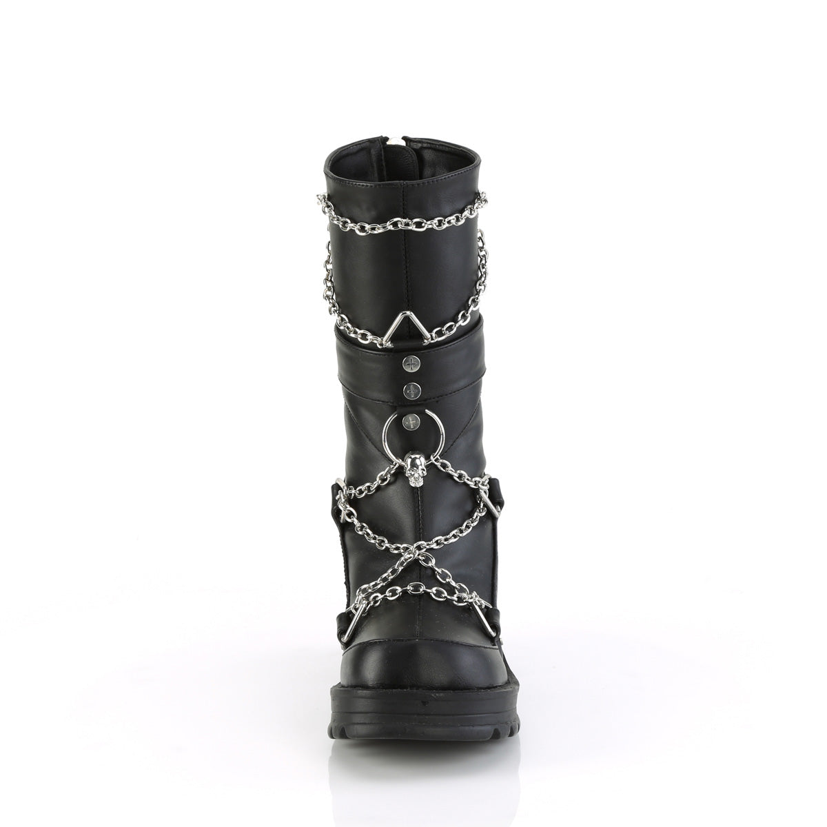 Demonia Cult Everyday | "Bratty-120" Boots - Black Vegan Leather