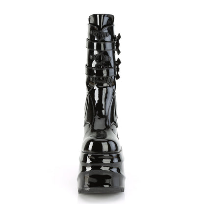 Demonia Cult Value | "Wave-150" Boots - Black Patent