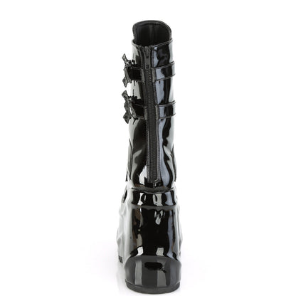 Demonia Cult Value | "Wave-150" Boots - Black Patent