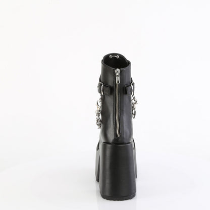 Demonia Cult Quality | "Camel-65" Boots - Black Vegan Leather