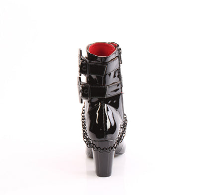Demonia Cult Exclusive | "Vivika-128" Boots - Black Patent
