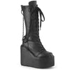 Black Stretch Vegan Leather