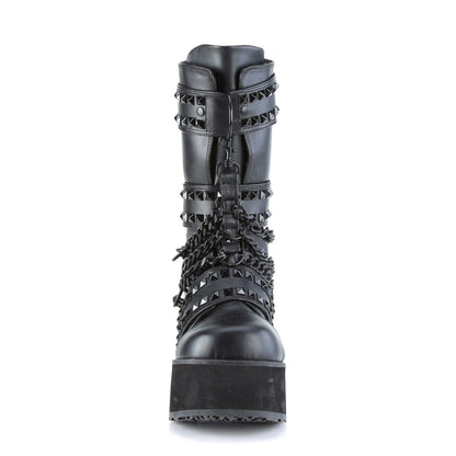 Demonia Cult Value | "Trashville-138" Boots - Black Vegan Leather