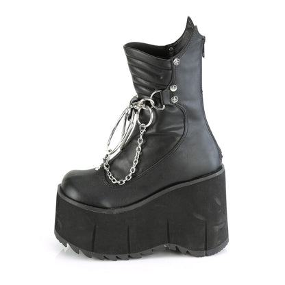 Demonia Cult Latest | "Kera-130" Boots - Black Vegan Leather