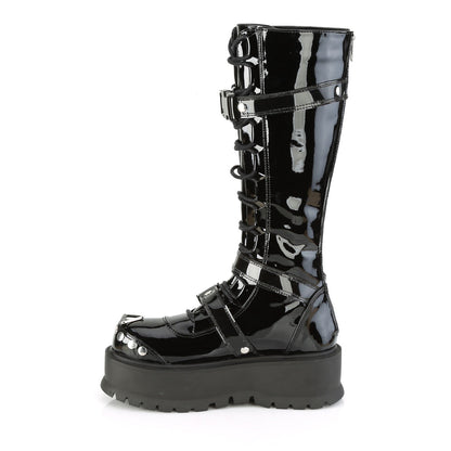 Demonia Cult Everyday | "Slacker-260" Boots - Black Patent