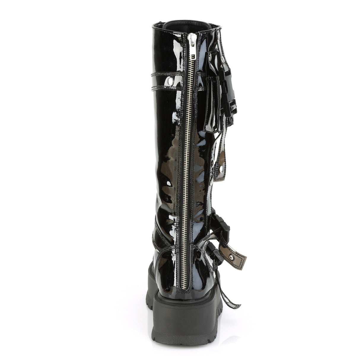 Demonia Cult Everyday | "Slacker-260" Boots - Black Patent