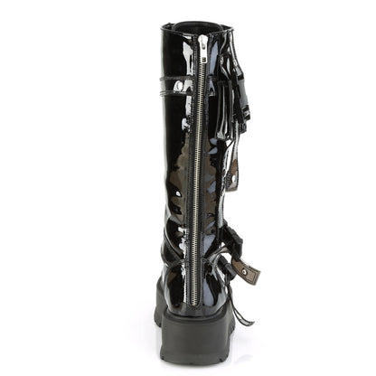 Demonia Cult Everyday | "Slacker-260" Boots - Black Patent