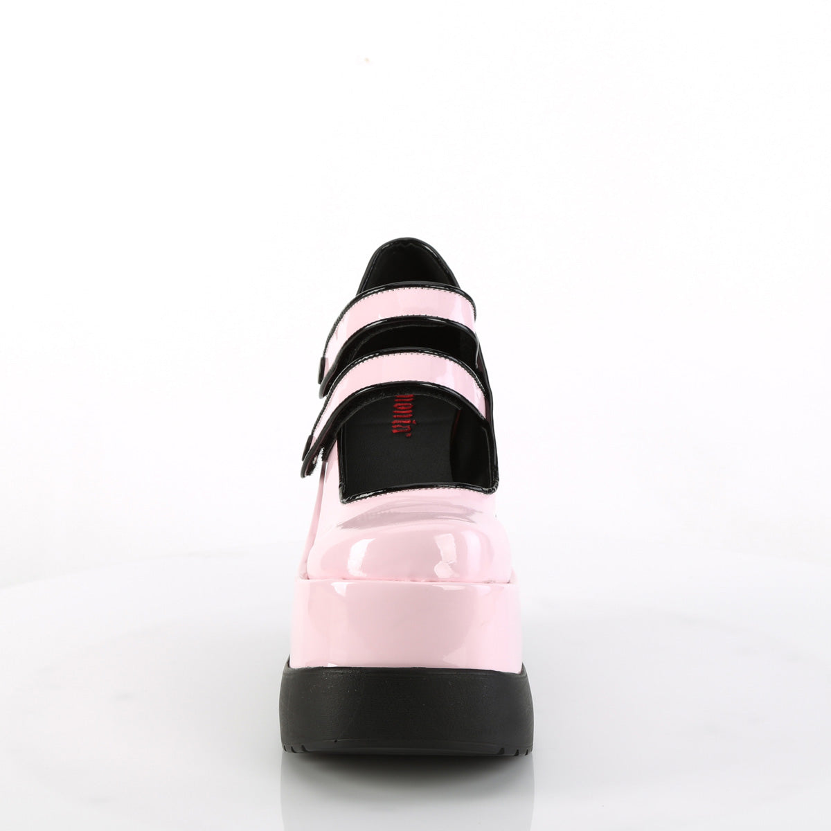 Demonia Cult Value | "Void-37" Platforms - Baby Pink Patent