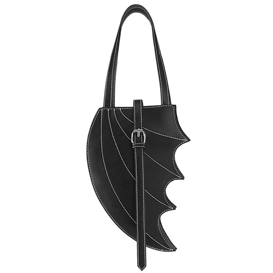 Demonia Cult Quality | Faux Leather Batwing Handbag