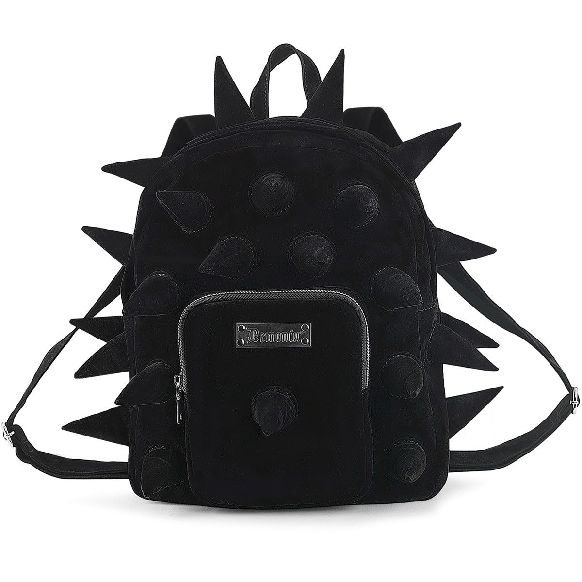Demonia Cult Classic | Velvet Spiked Mini Backpack