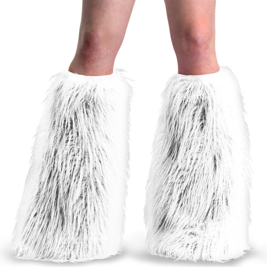 Demonia Cult Classic | "Yeti-08" White Faux Fur