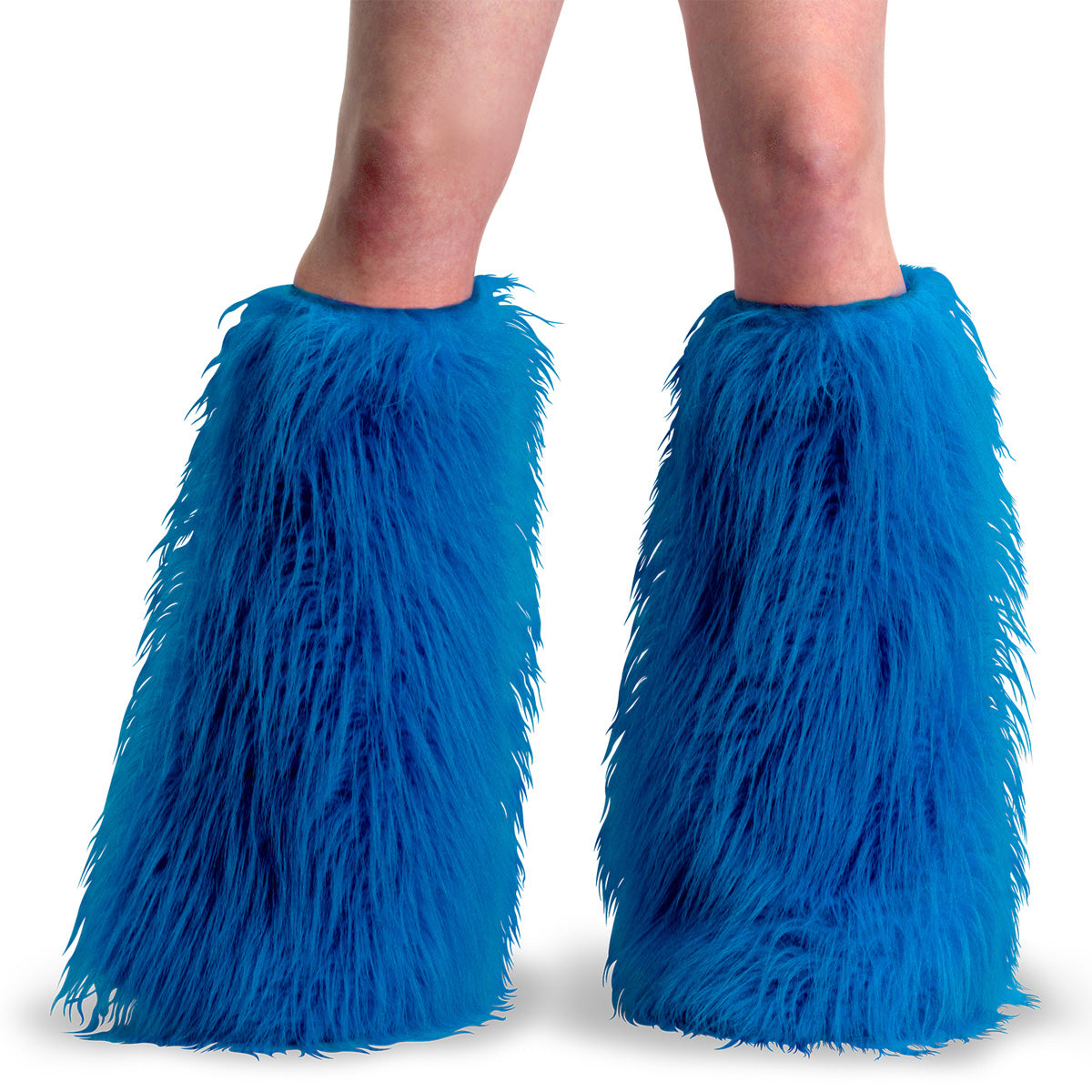 Demonia Cult Everyday | "Yeti-08" Blue Faux Fur