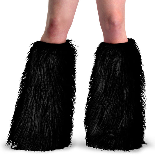 Demonia Cult Value | "Yeti-08" Black Faux Fur