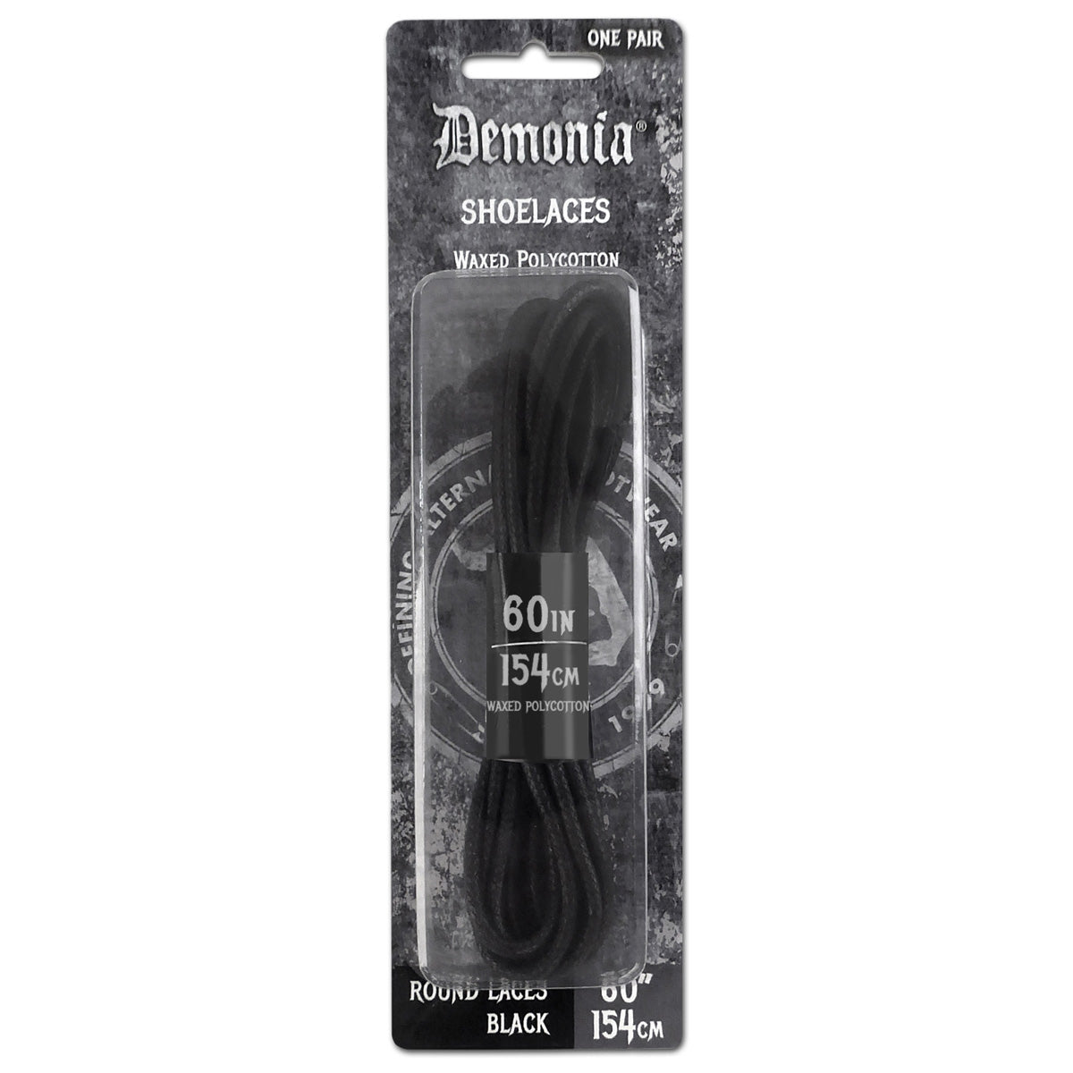 Demonia Cult Signature | "Shoelaces (Ankle Boots)" Black