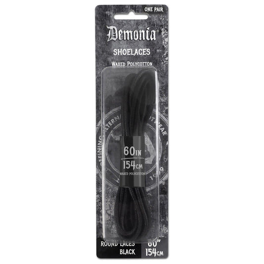 Demonia Cult Signature | "Shoelaces (Ankle Boots)" Black
