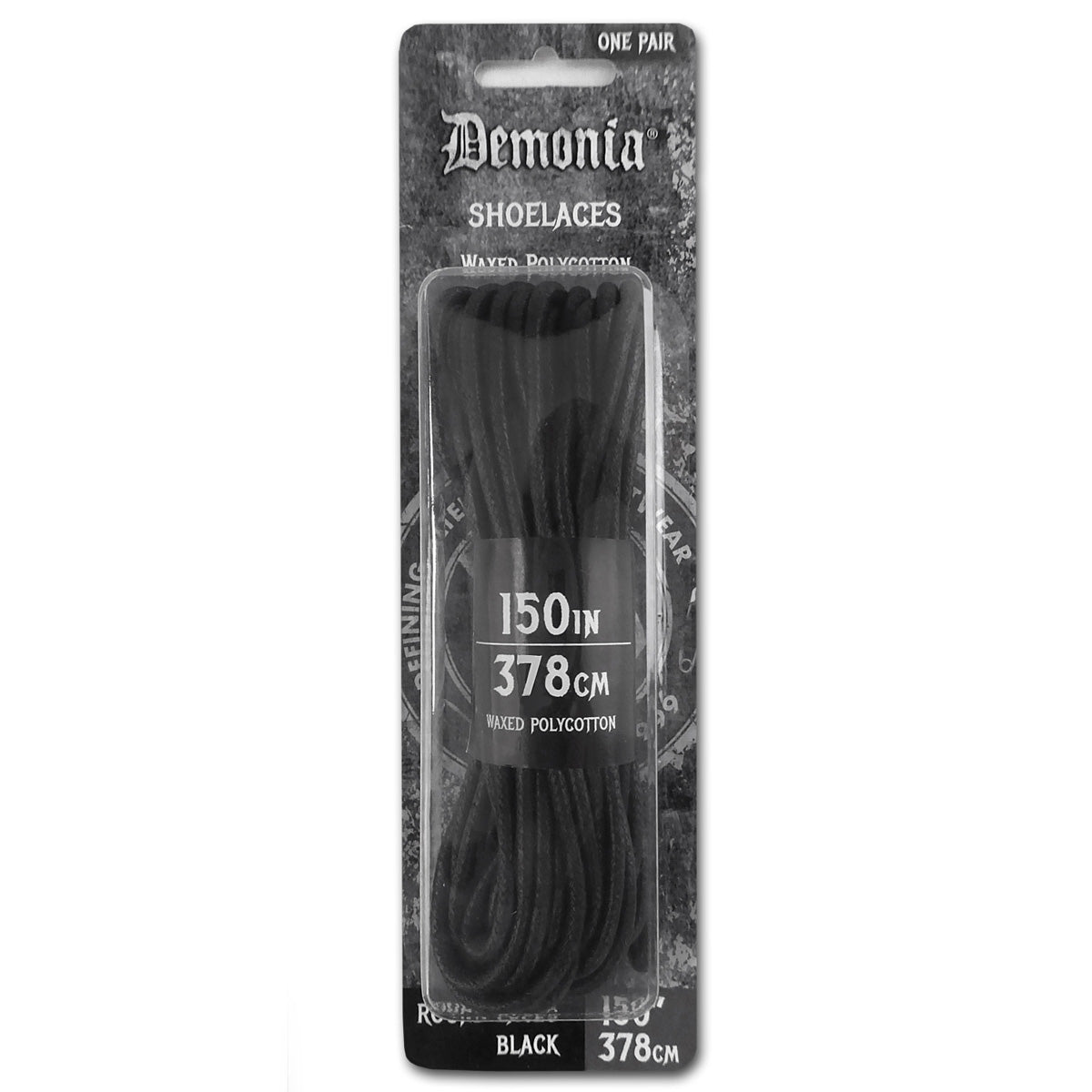 Demonia Cult Value | "Shoelaces (Thigh-high Boots)" Black