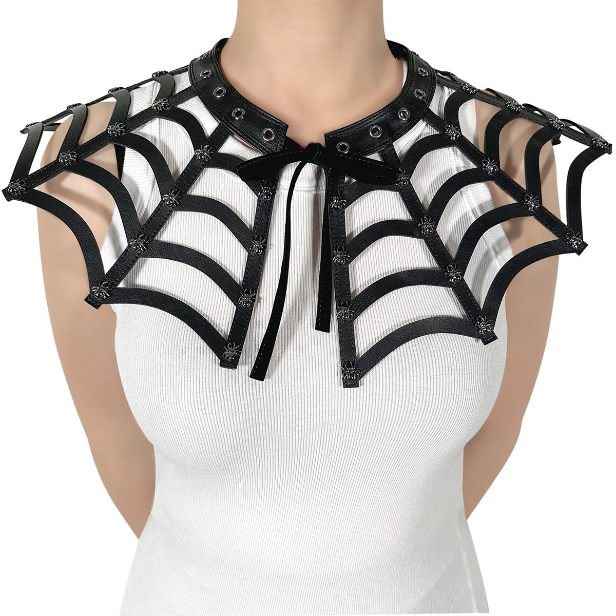 Demonia Cult Classic | Spiderweb Cutout Collar