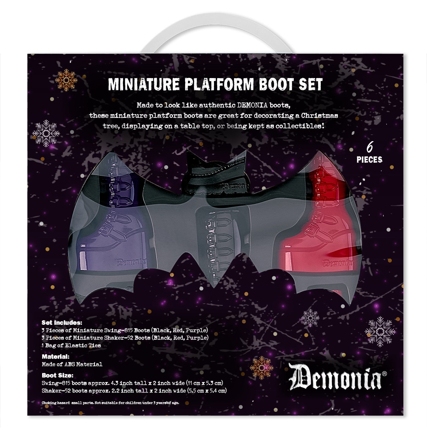 Demonia Cult Latest | Miniature Boots Ornament Set