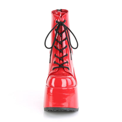 Demonia Cult Quality | "Camel-203" Boots - Red Patent