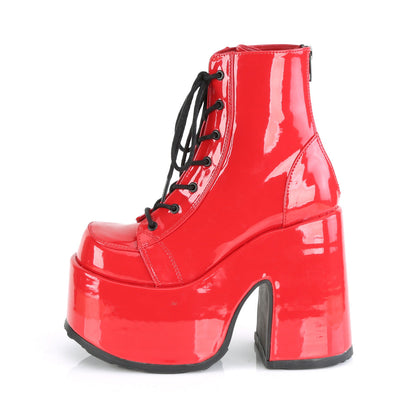 Demonia Cult Quality | "Camel-203" Boots - Red Patent