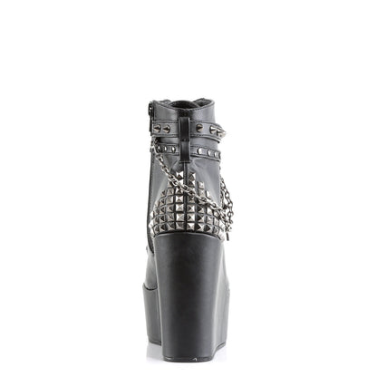 Demonia Cult Exclusive | "Poison-101" Boots - Black Vegan Leather