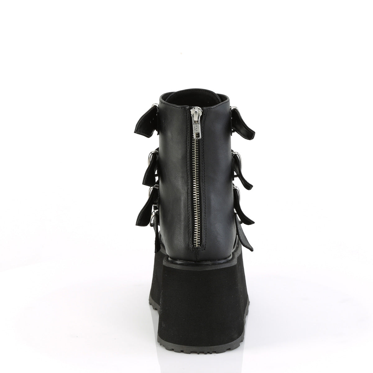 Demonia Cult Signature | "Damned-105" Boots - Black Vegan Leather