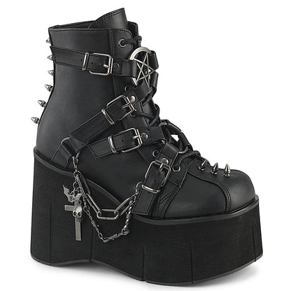 Demonia Cult Great Value | "Kera-68" Boots - Black Vegan Leather