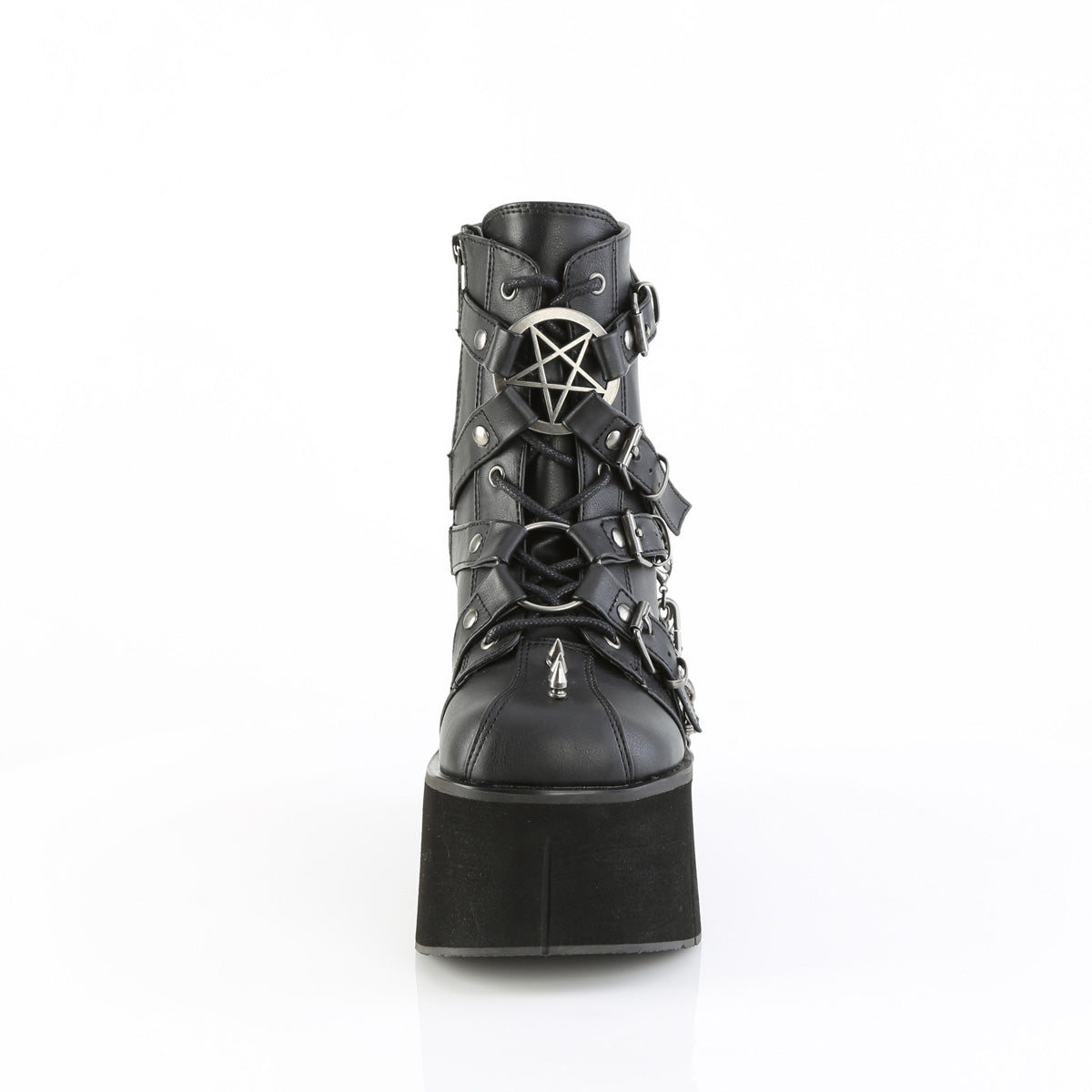 Demonia Cult Great Value | "Kera-68" Boots - Black Vegan Leather