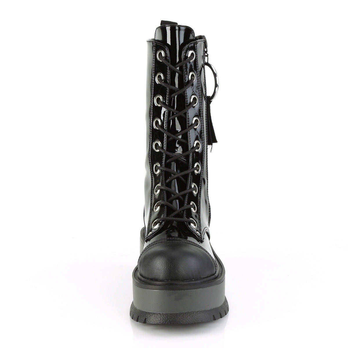 Demonia Cult Latest | "Slacker-220" Boots - Black Vegan Leather