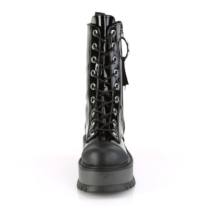 Demonia Cult Latest | "Slacker-220" Boots - Black Vegan Leather
