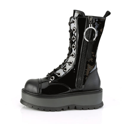 Demonia Cult Latest | "Slacker-220" Boots - Black Vegan Leather