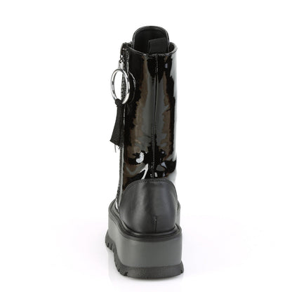 Demonia Cult Latest | "Slacker-220" Boots - Black Vegan Leather