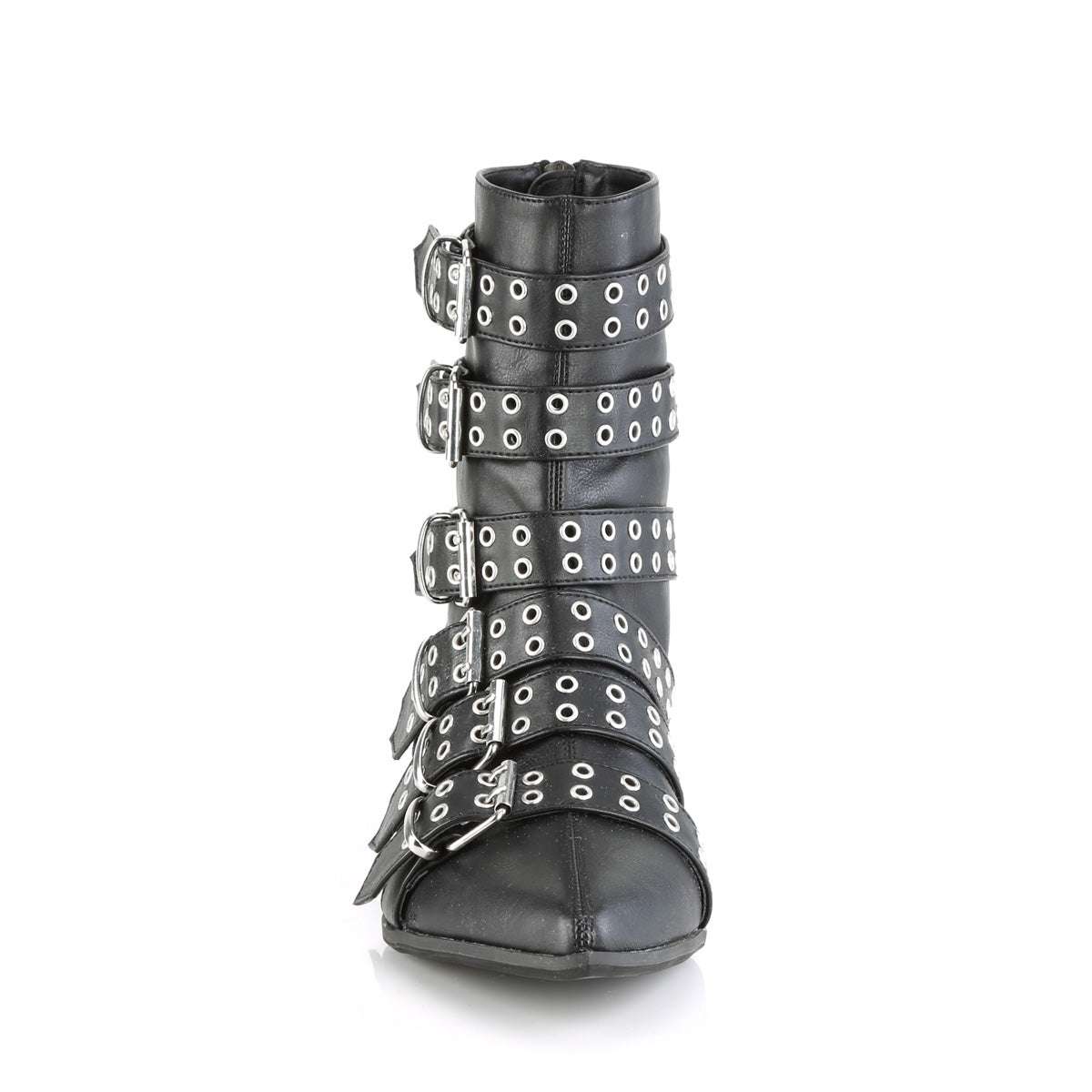 Demonia Cult Signature | "Warlock-70" Boots - Black Vegan Leather