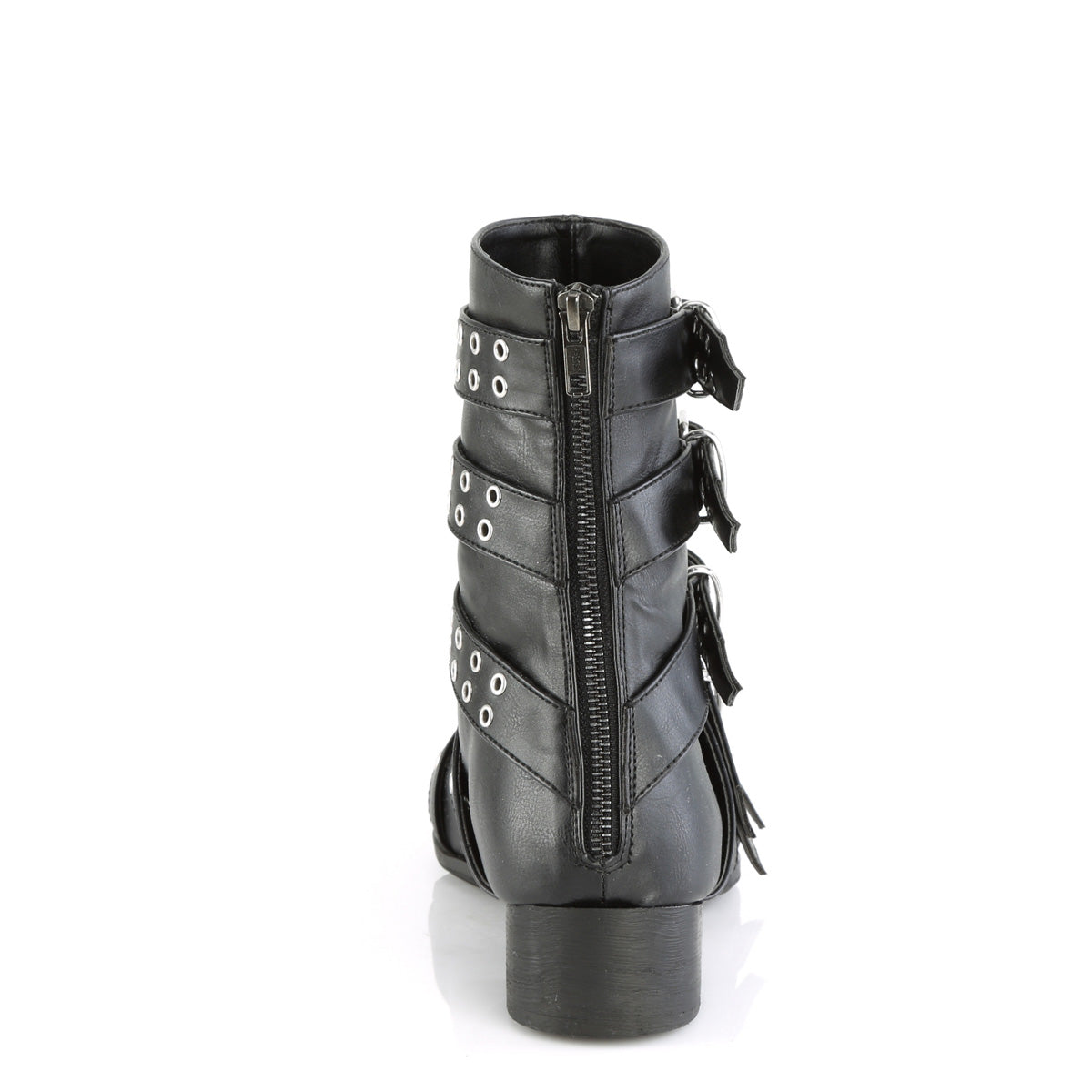 Demonia Cult Signature | "Warlock-70" Boots - Black Vegan Leather