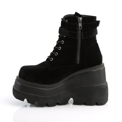 Demonia Cult Classic | "Shaker-52" Boots - Black Velvet
