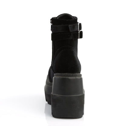 Demonia Cult Classic | "Shaker-52" Boots - Black Velvet