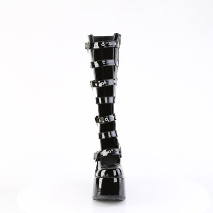 Demonia Cult Quality | "Camel-223" Boots - Black Patent