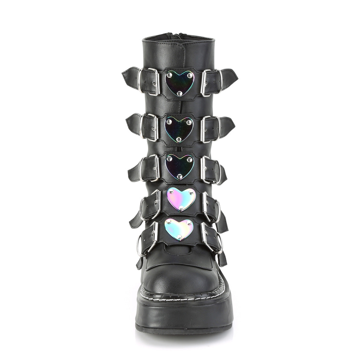 Demonia Cult Everyday | "Emily-330" Boots - Black Vegan Leather