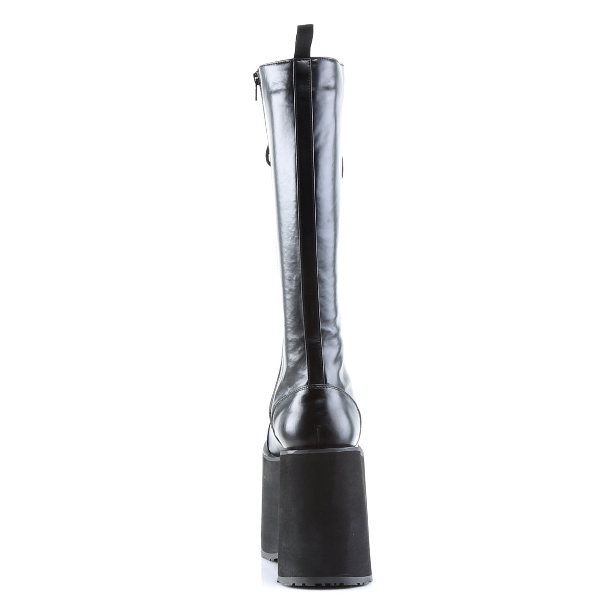 Demonia Cult Latest | "Mega-602" Boots - Black Faux Leather