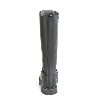 Demonia Cult Exclusive | "Riot-20" Boots - Black Vegan Leather