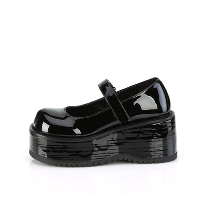 Demonia Cult Classic | "Dollie-01" Platforms - Black Patent