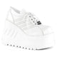 White Patent-Vegan Leather