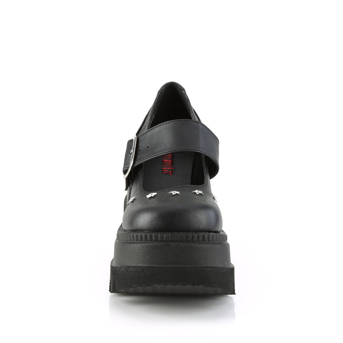 Demonia Cult Value | "Shaker-23" Platforms - Black Vegan Leather