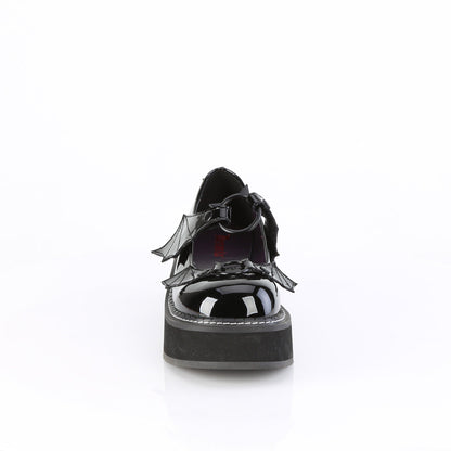Demonia Cult Latest | "Emily-23" Platforms - Black Patent