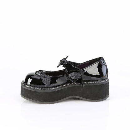 Demonia Cult Latest | "Emily-23" Platforms - Black Patent