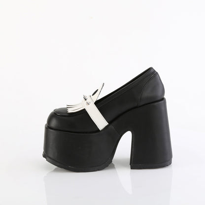 Demonia Cult Exclusive | "Camel-58" Platforms - Black Vegan Leather
