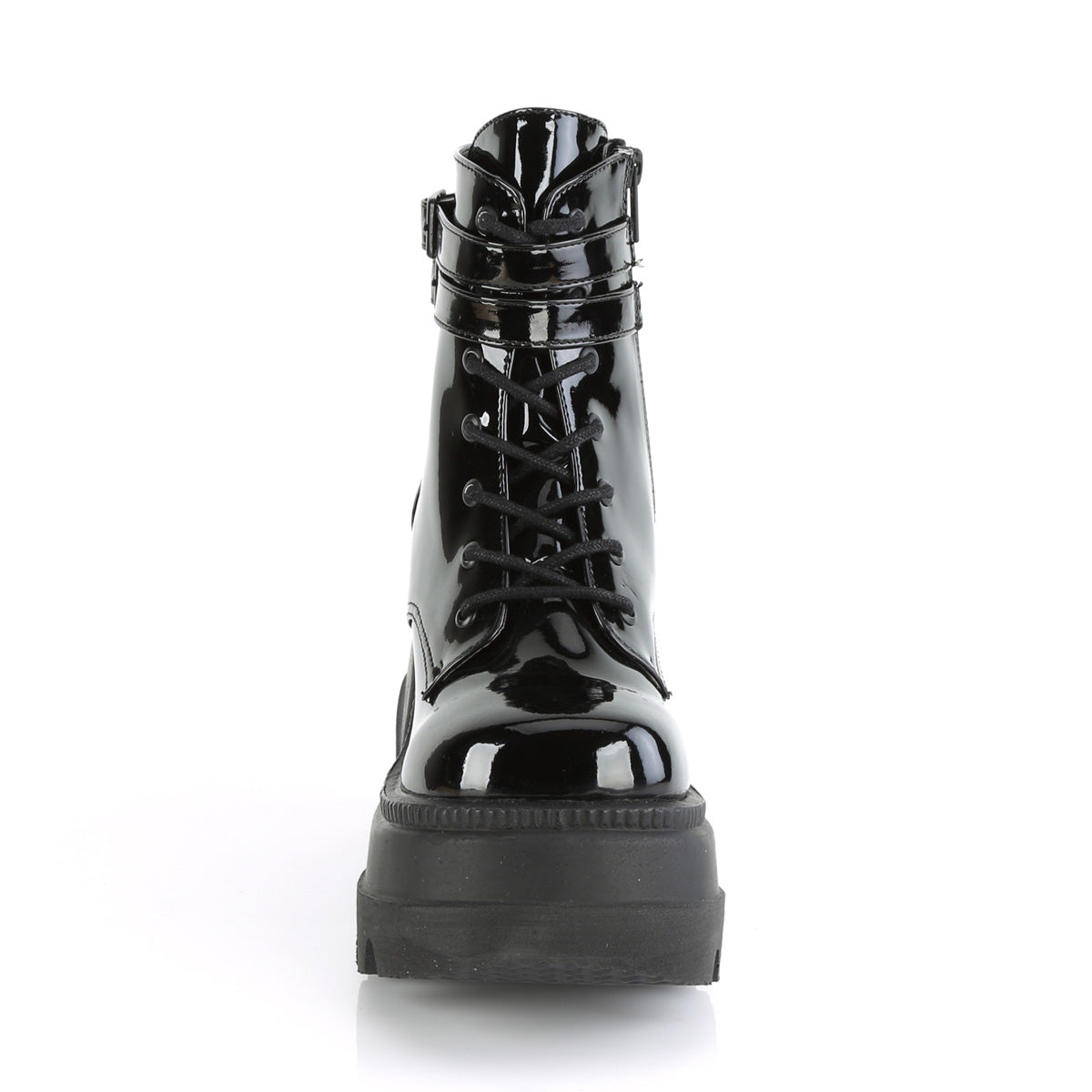 Demonia Cult Latest | "Shaker-52" Boots - Black Patent