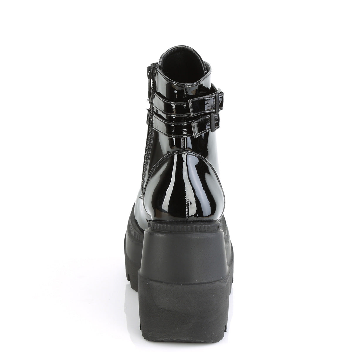 Demonia Cult Latest | "Shaker-52" Boots - Black Patent