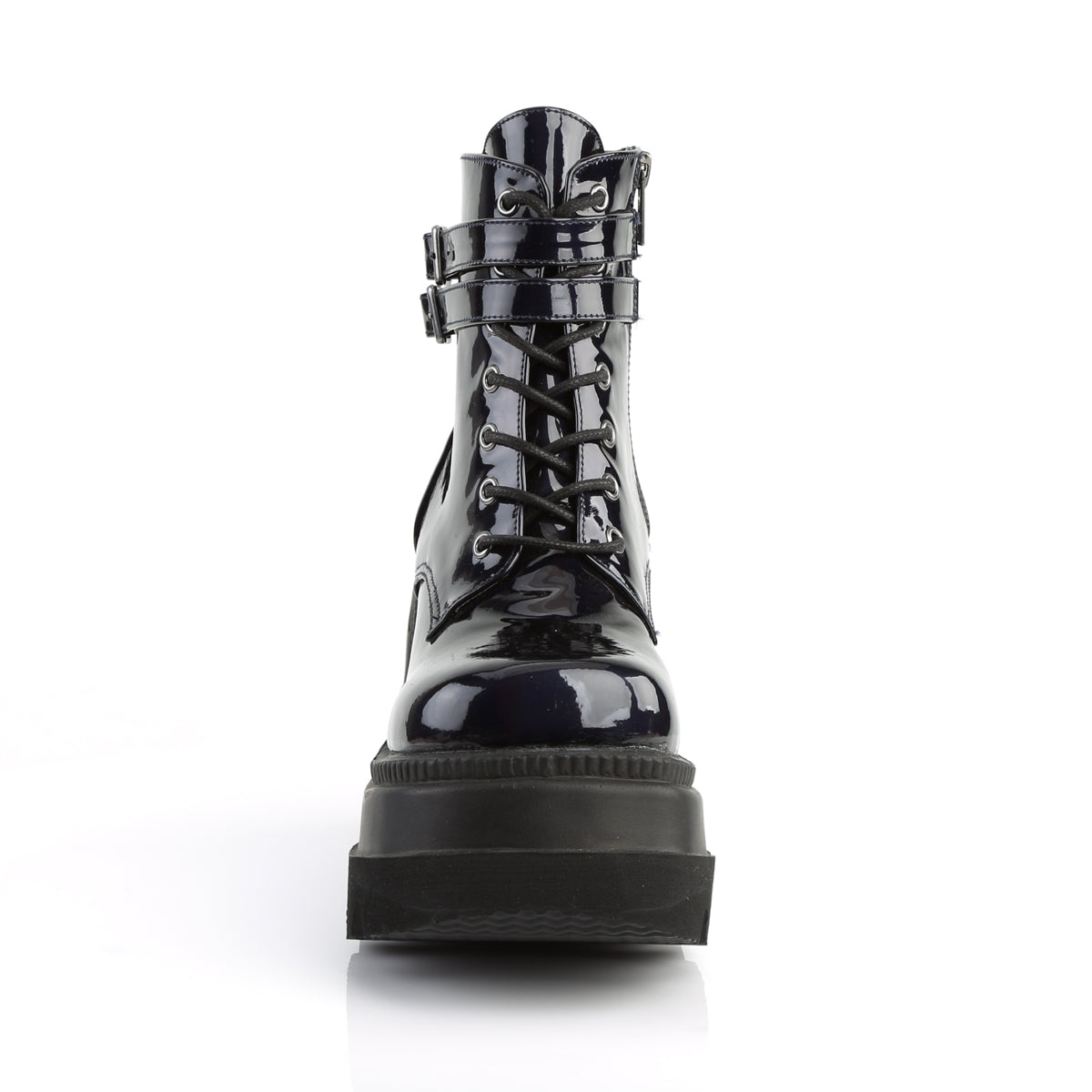 Demonia Cult Quality | "Shaker-52" Boots - Black Hologram