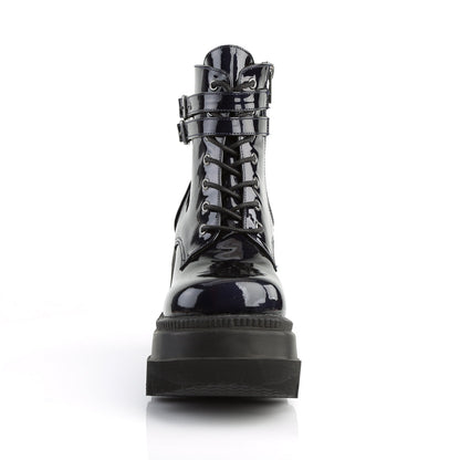 Demonia Cult Quality | "Shaker-52" Boots - Black Hologram